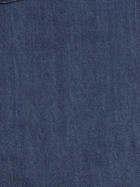 Gamer Girl Embroidered Denim Dress