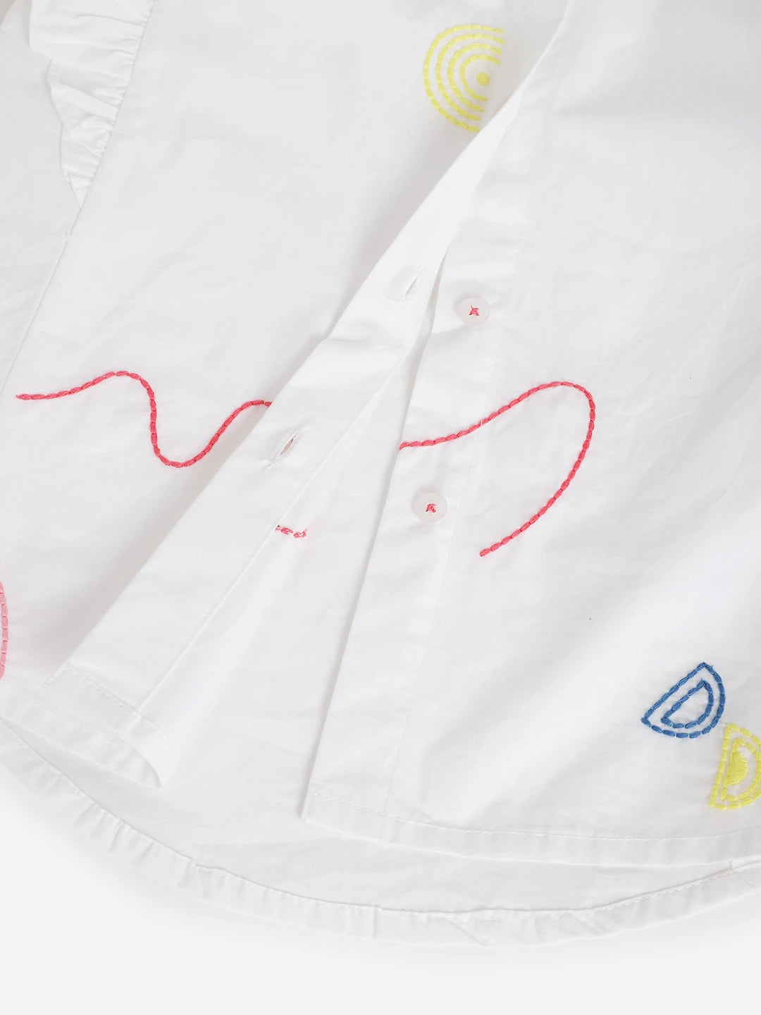 Girls Frill Detail Top & Flared Leggings Set