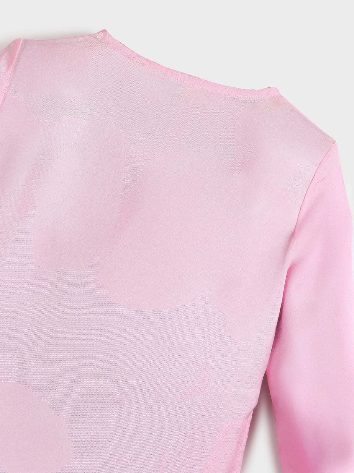 Rose Glow Zari Work Kurta Pajama Set