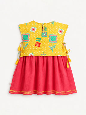 Dress With Quilted Jacket