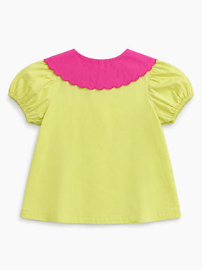 Scallop Collar Top