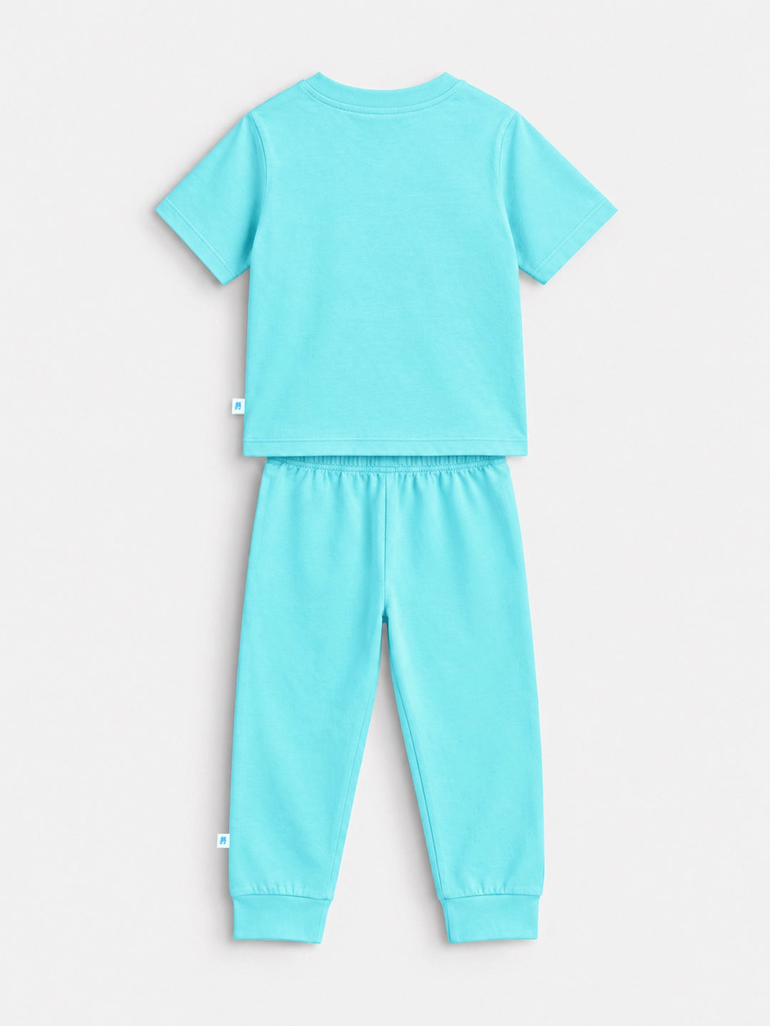 Aqua Blue T-Shirt & Jogger Set