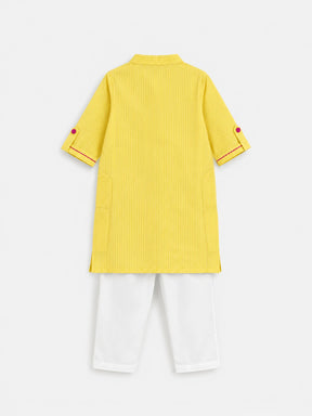 Yellow Tulip Kurta Set