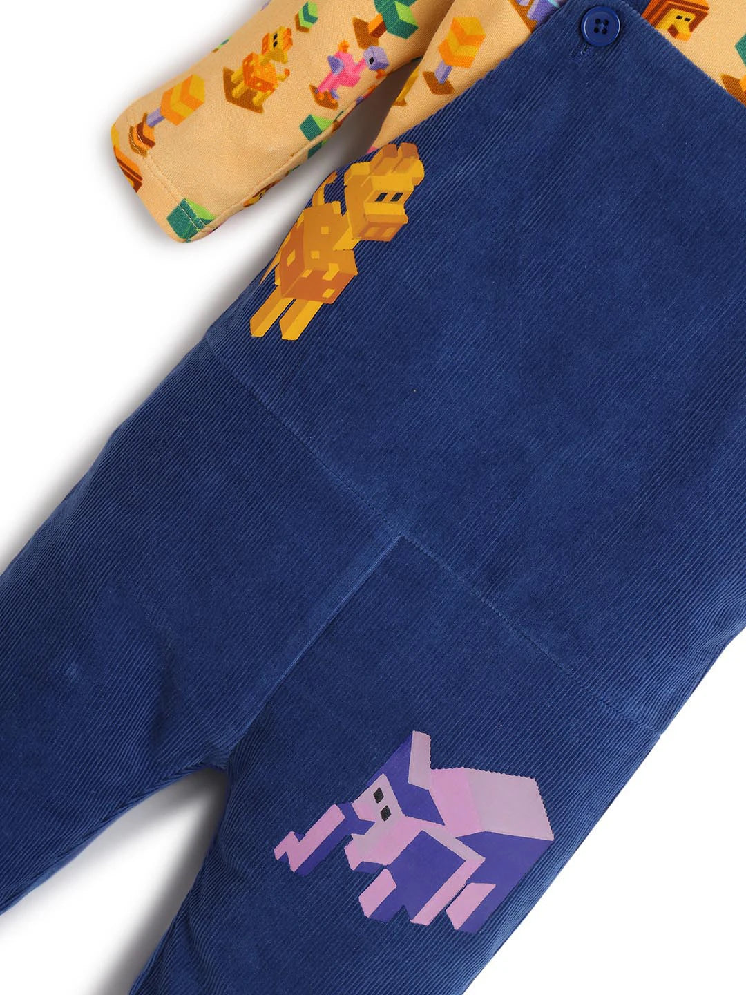 Bodysuit & Dungaree Set