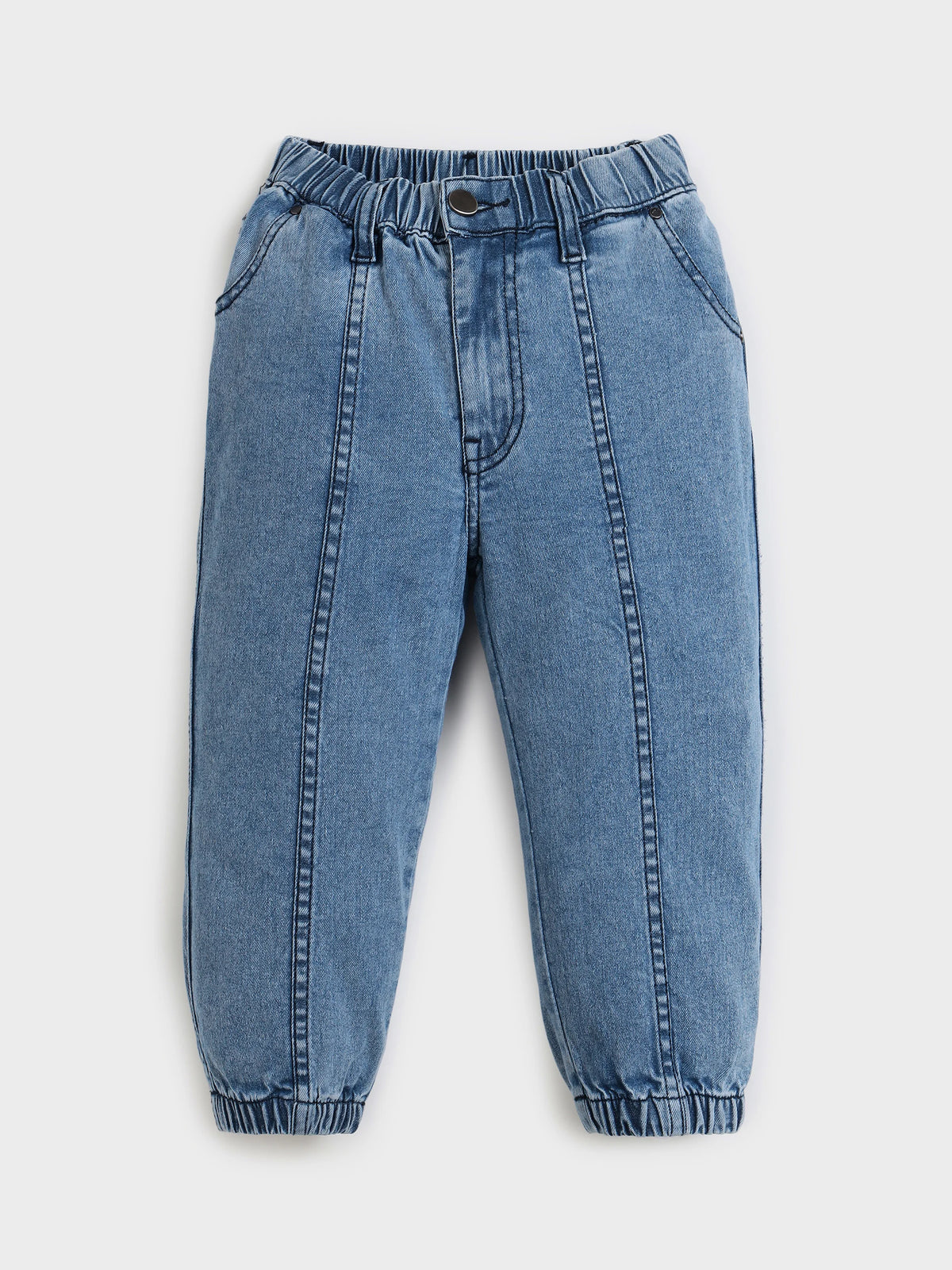 Boys Citrus Print Shirt & Denim Set