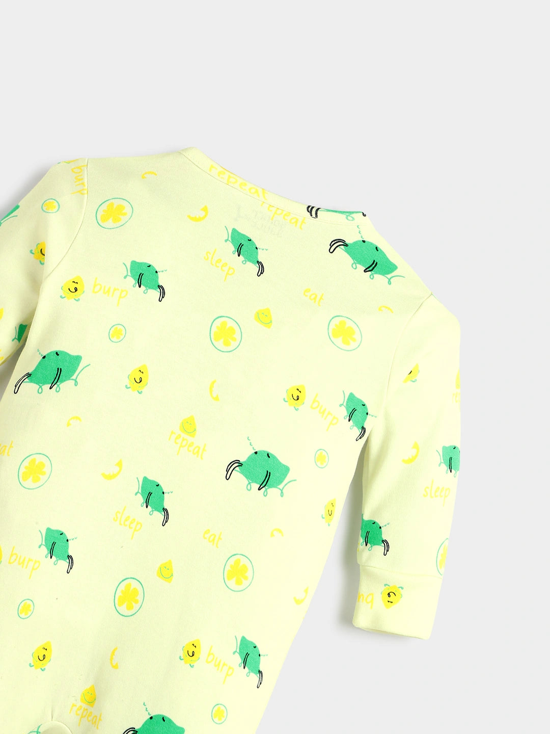 Snuggle Fit Printed Cotton Sleepsuit - Footed