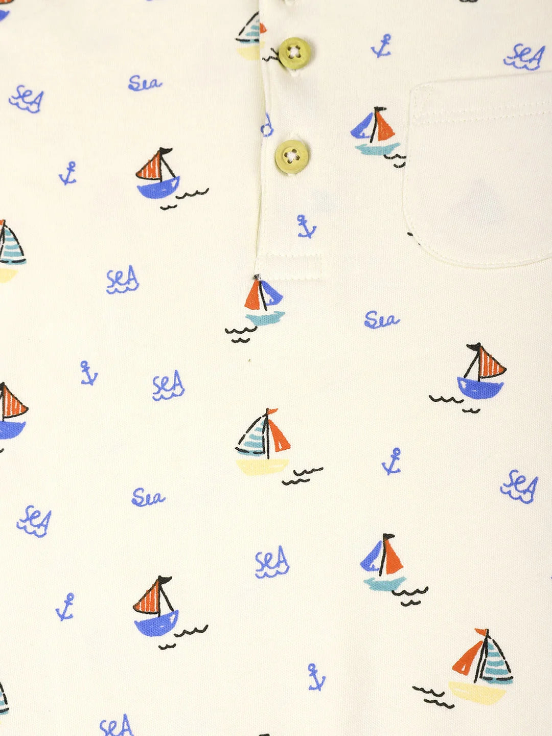 Little Sailor Cotton Bodysuit- Pack of 2