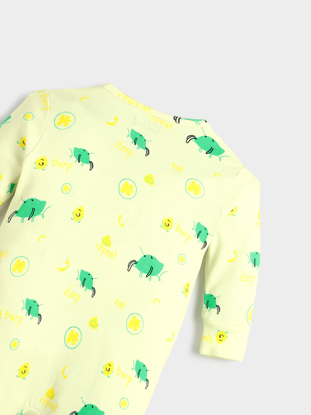 Snuggle Fit Printed Cotton Sleepsuit - Footed