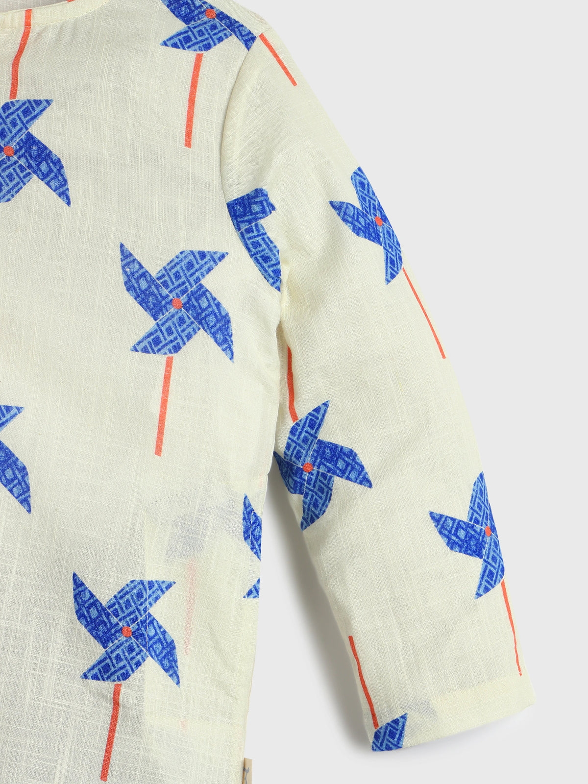 Pinwheel Printed Kurta Pajama Set