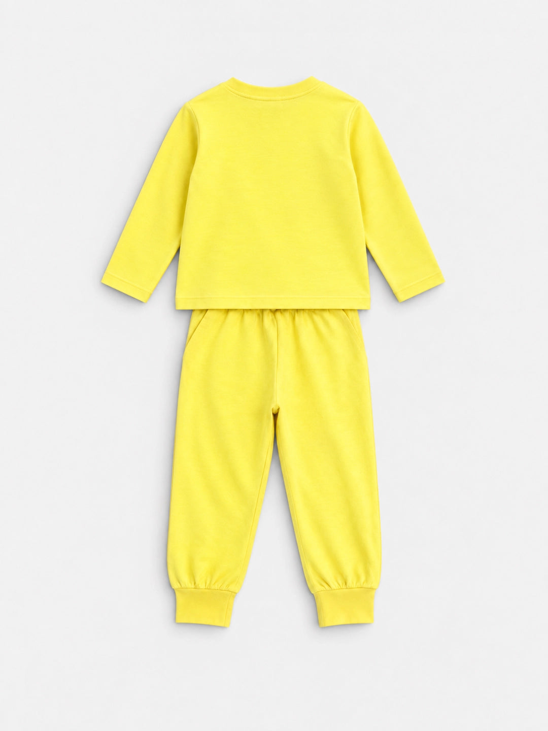 Playful Yellow T-Shirt & Jogger Set