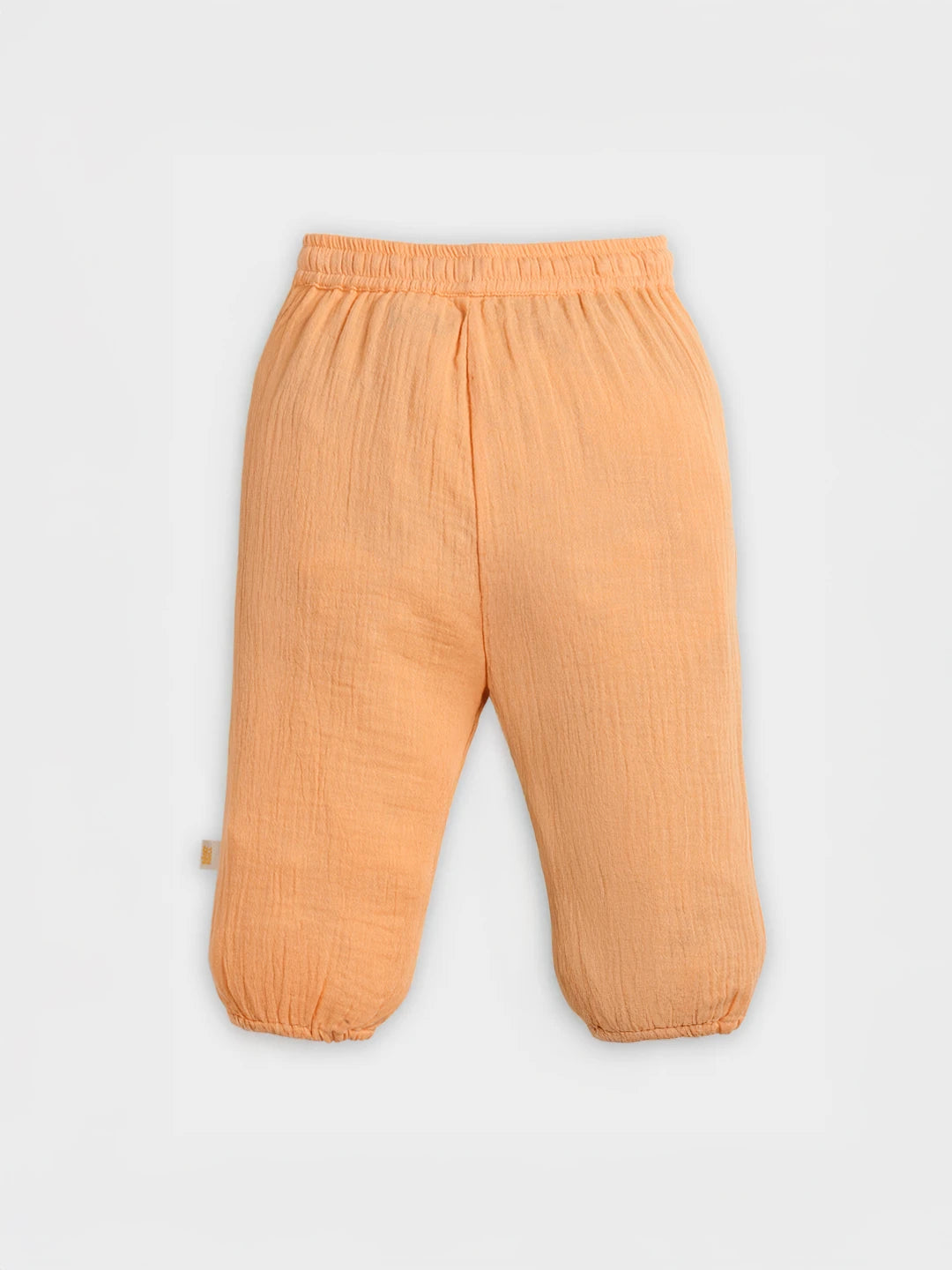 Orange Embroidered Wraparound Jhabla Set