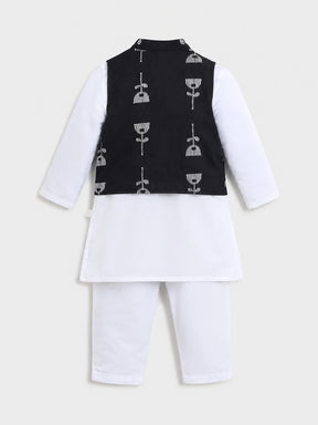 Kurta Pajama Jacket Set