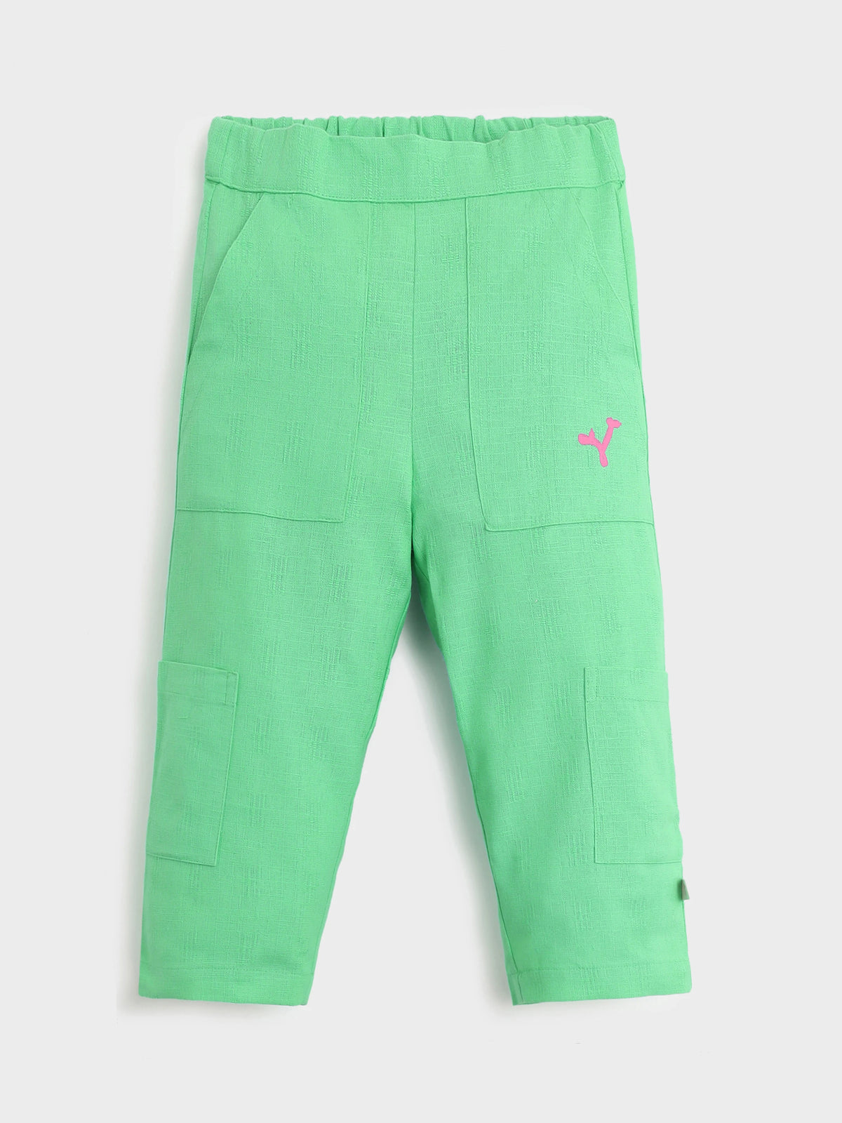 Girls Graphic T-Shirt & Solid Pants Set