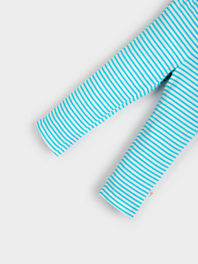 Striped Printed Night Suit Set