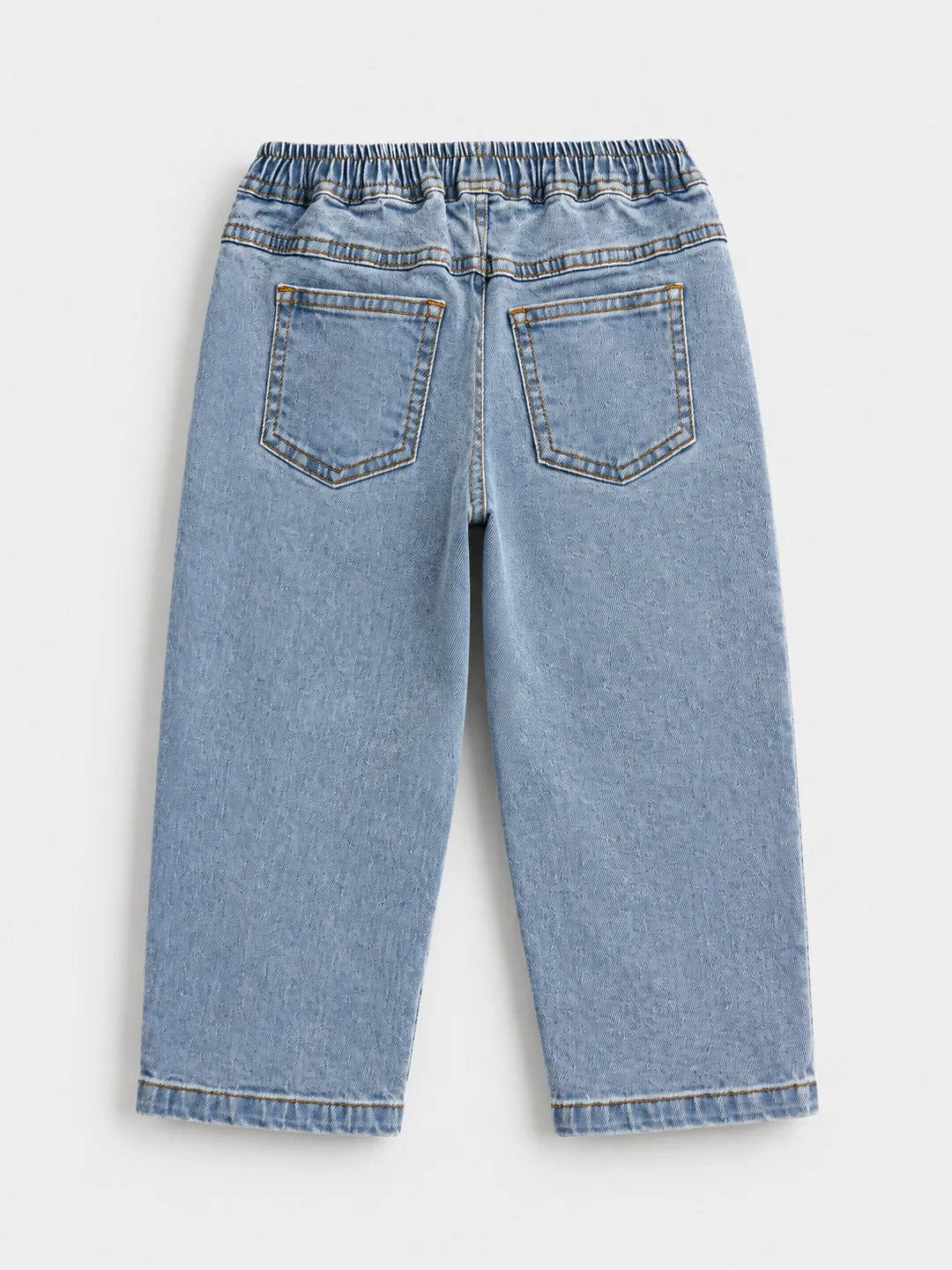 Orange Drawcord Detail Denim