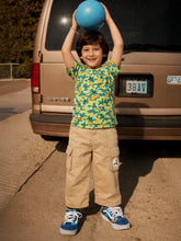 Boys Camo Print T-Shirt & Cargo Set