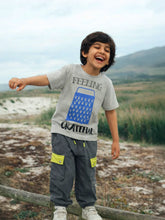 Boys Graphic T-Shirt & Utility Jogger Set