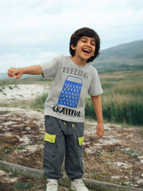 Boys Graphic T-Shirt & Utility Jogger Set