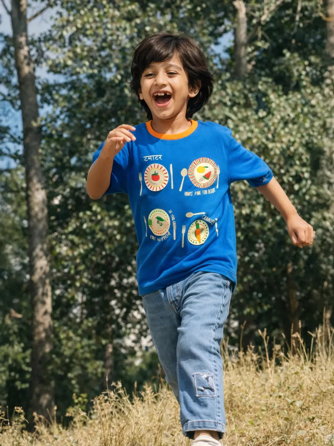 Graphic T-Shirt & Denim Set