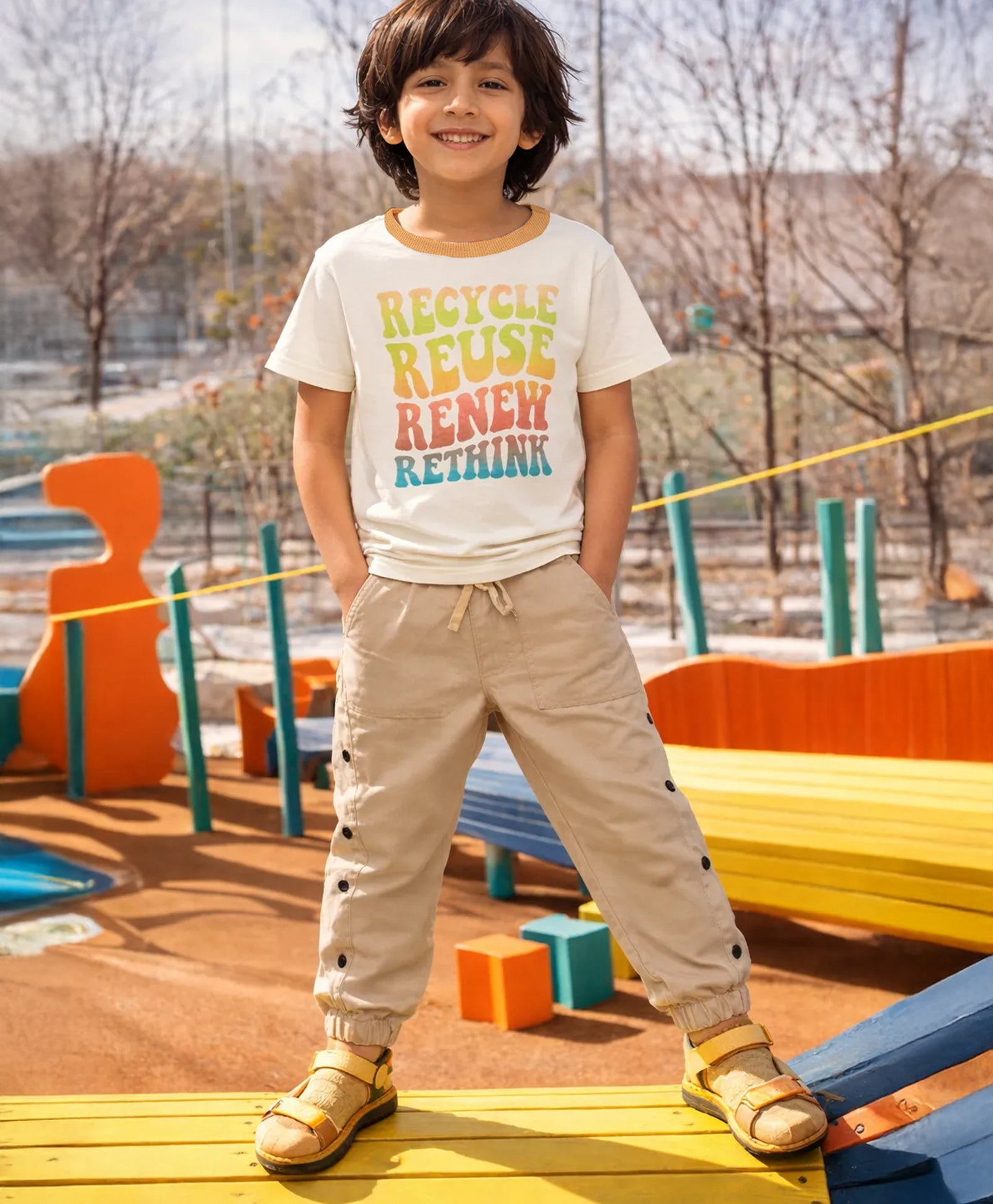 Boys Eco T-Shirt & Jogger Set