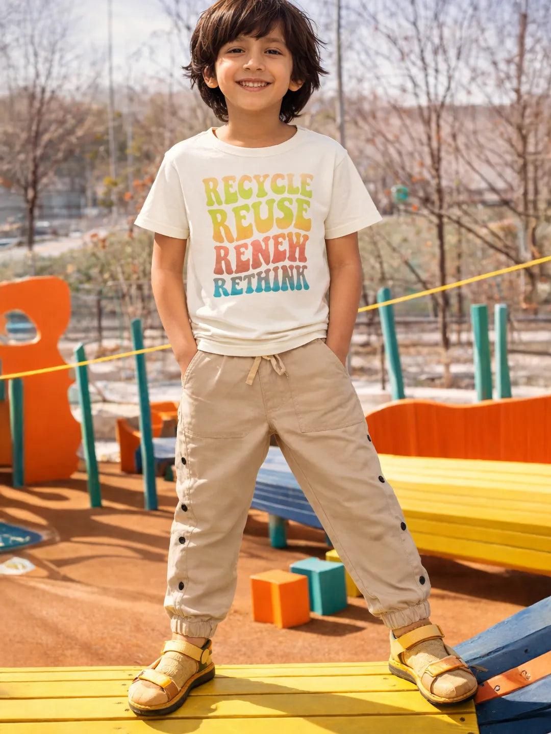 Boys Eco T-Shirt & Jogger Set