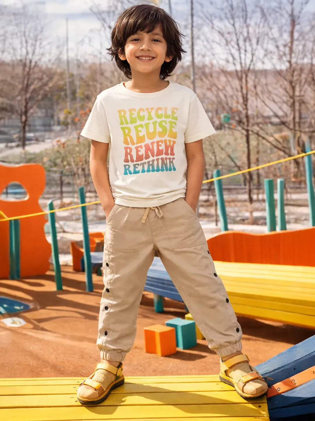 Boys Eco T-Shirt & Jogger Set