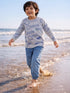 Boys Graphic Print Sweatshirt & Denim Set