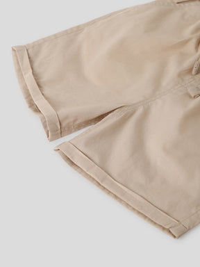 Khaki Shorts With Pocket Somersault