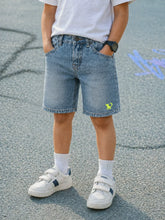 Washed Denim Bermuda