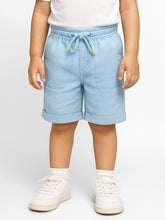 Blue Lagoon Cotton Bermuda Shorts