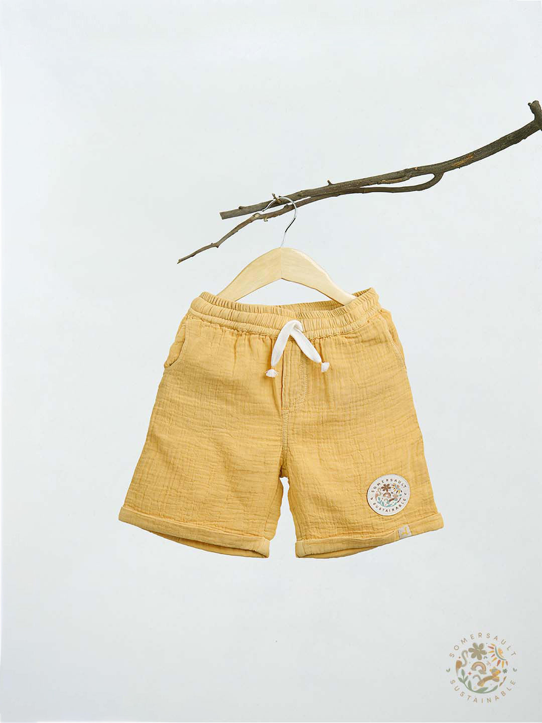 Yellow Natural Bermuda Somersault