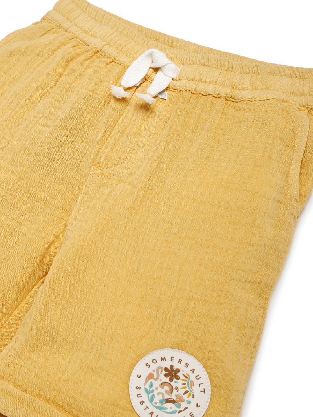 Yellow Natural Bermuda Somersault