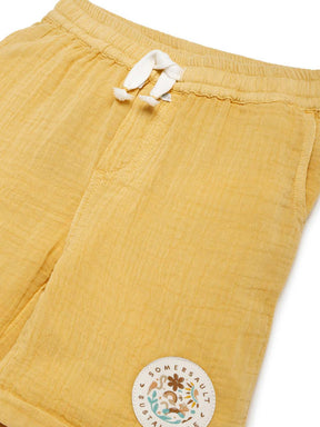 Yellow Natural Bermuda Somersault