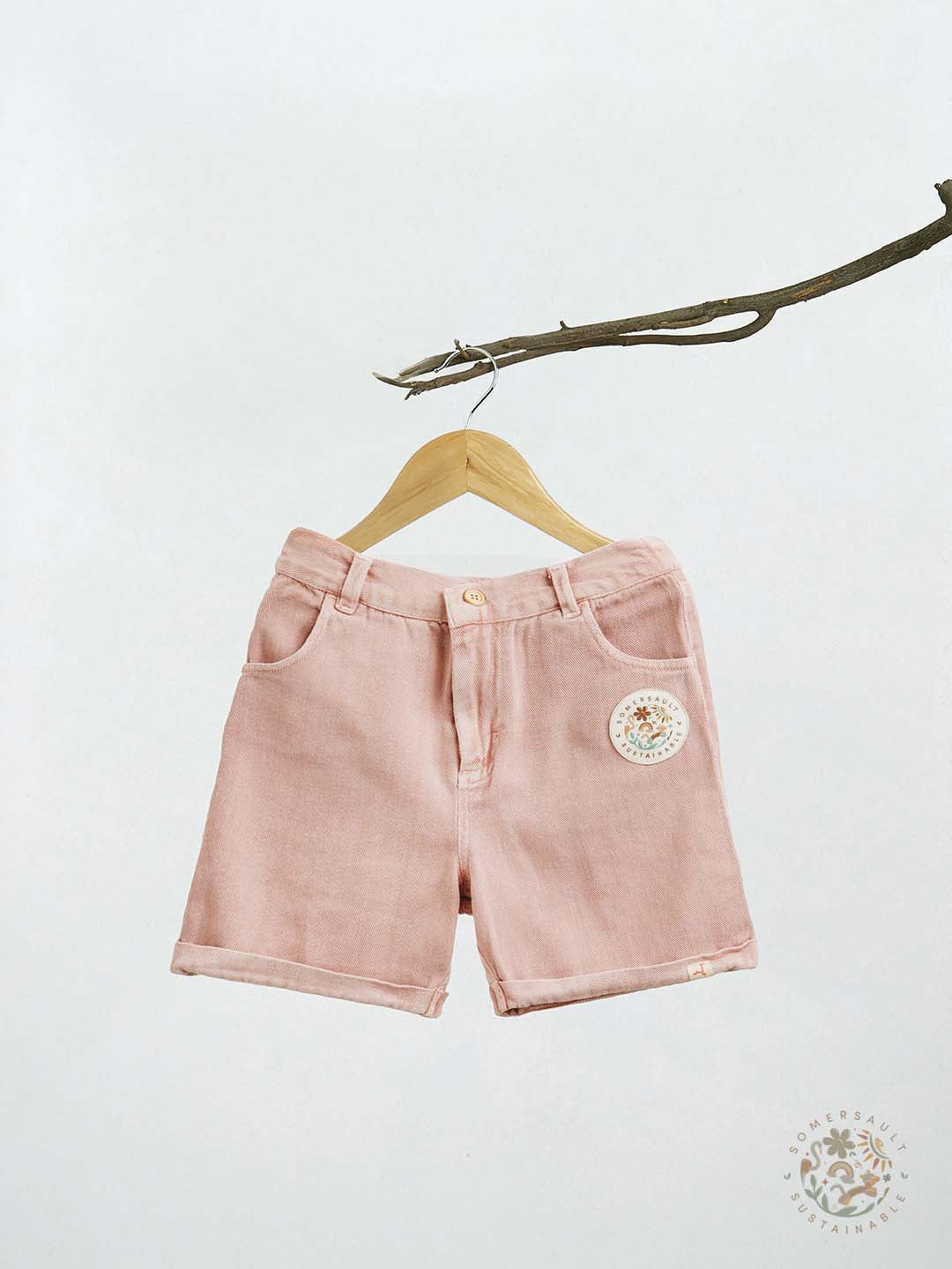 Pink Natural Bermuda Somersault