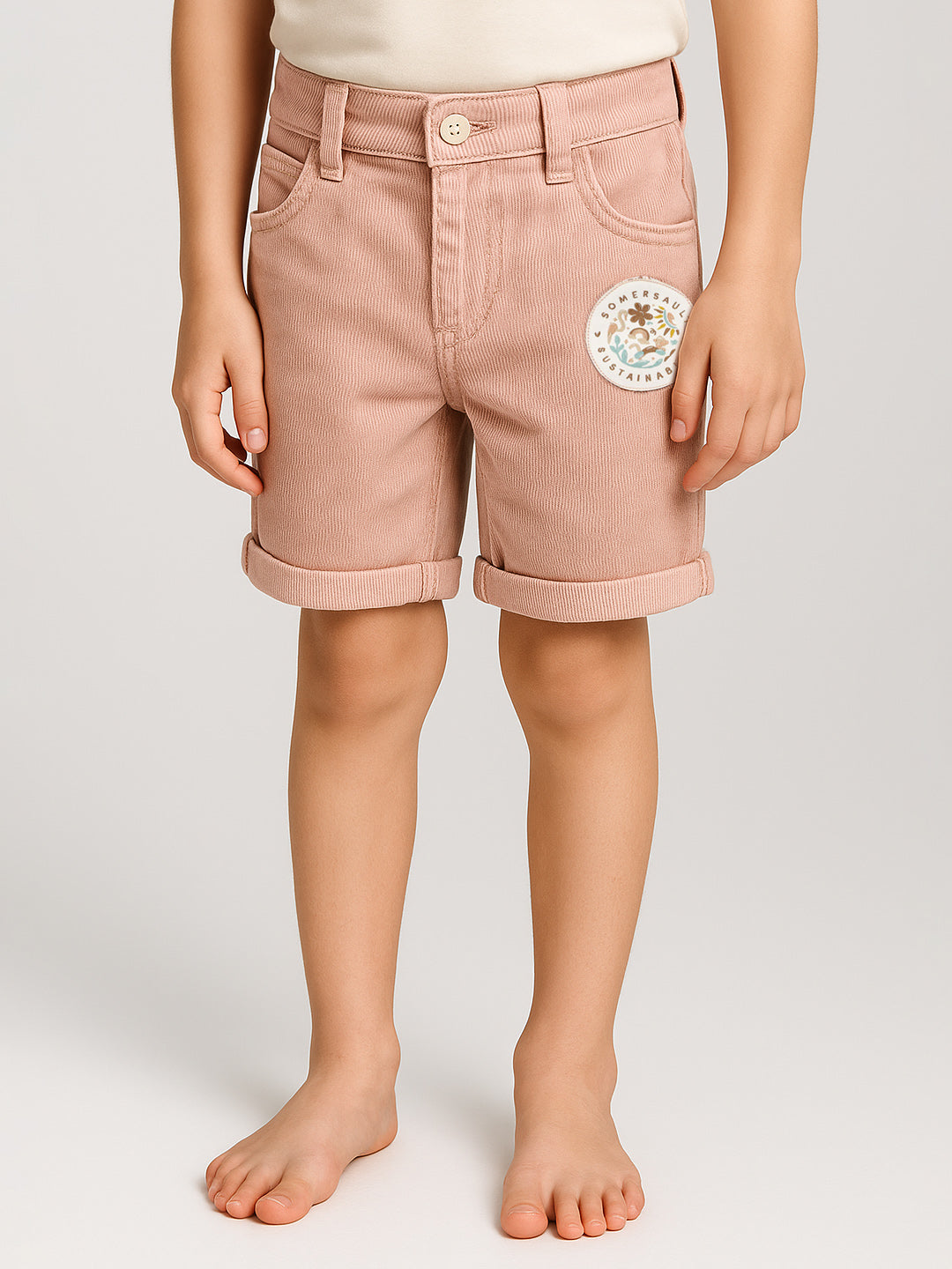Pink Natural Bermuda