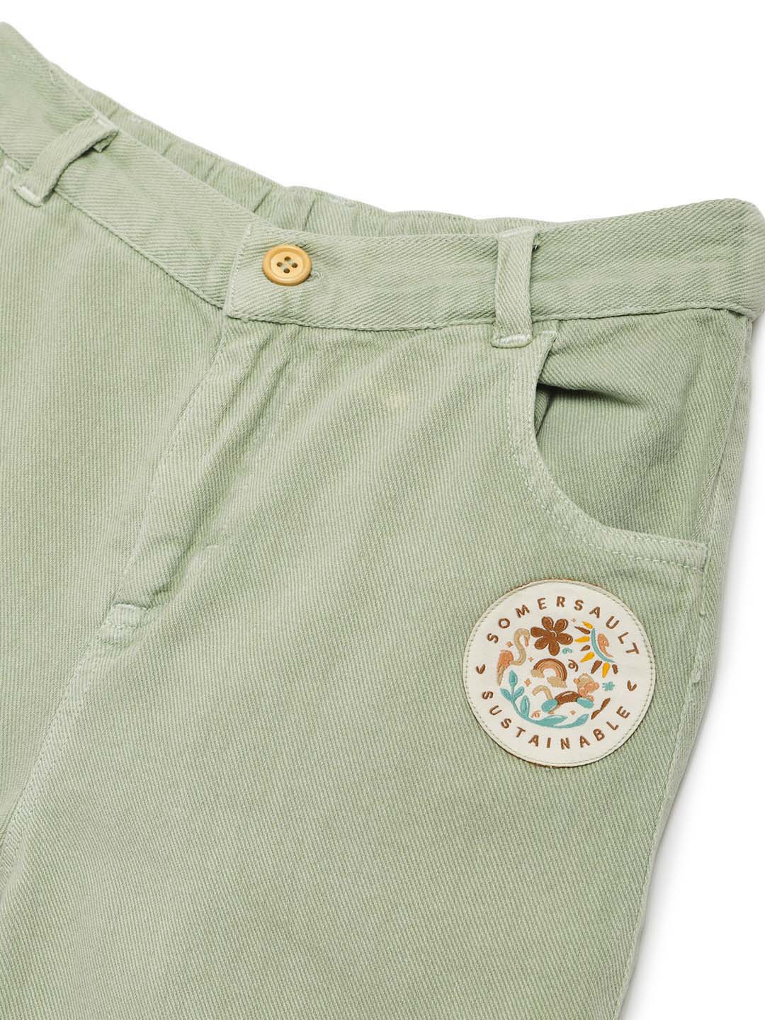 Green Natural Bermuda Somersault