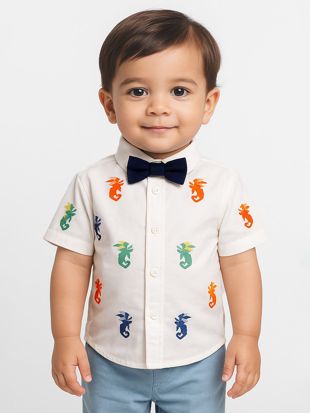 Dragon Shirt with Bow Tie