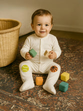 White Quilted Sleepsuit