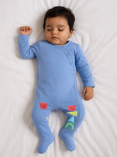 Funny Shapes Footed Cotton Sleepsuit