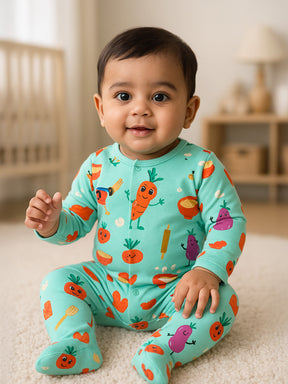 Eat Your Vegies Sleepsuit