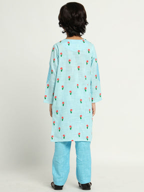 Blue Tulip Kurta Set