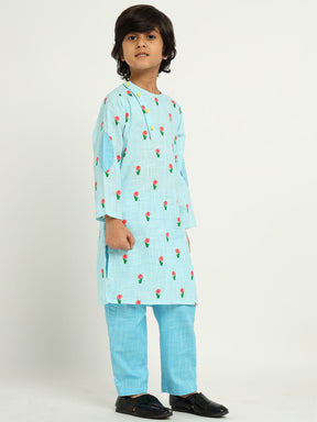 Blue Tulip Kurta Set