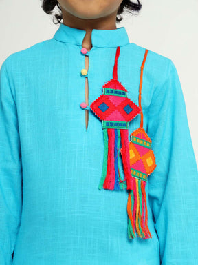 Blue Lanterns Kurta Set