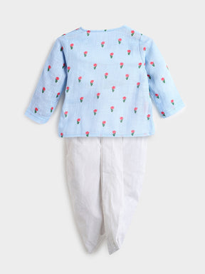 Blue Tulip Dhoti Kurta Set- Newborn