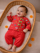Happy Animal Kurta Set- Newborn