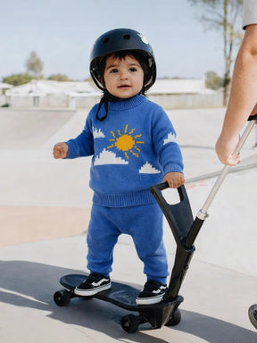 Bright & Sunny Cotton Sweater & Joggers Set