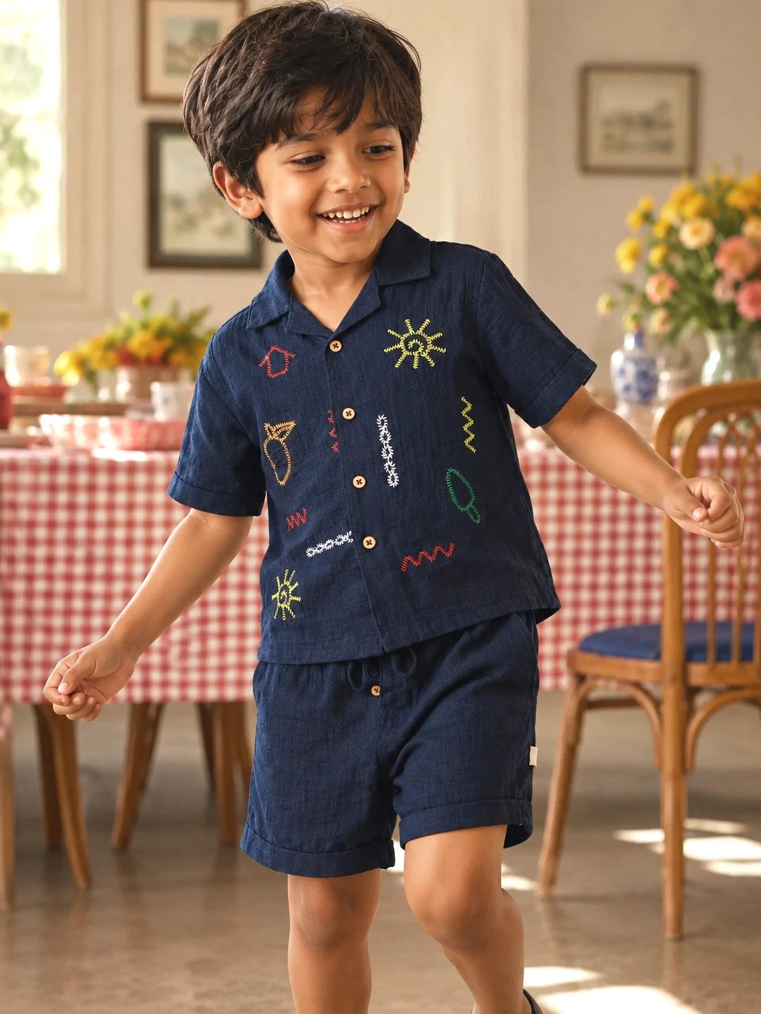 Midnight Play Scribble Co-ord Set