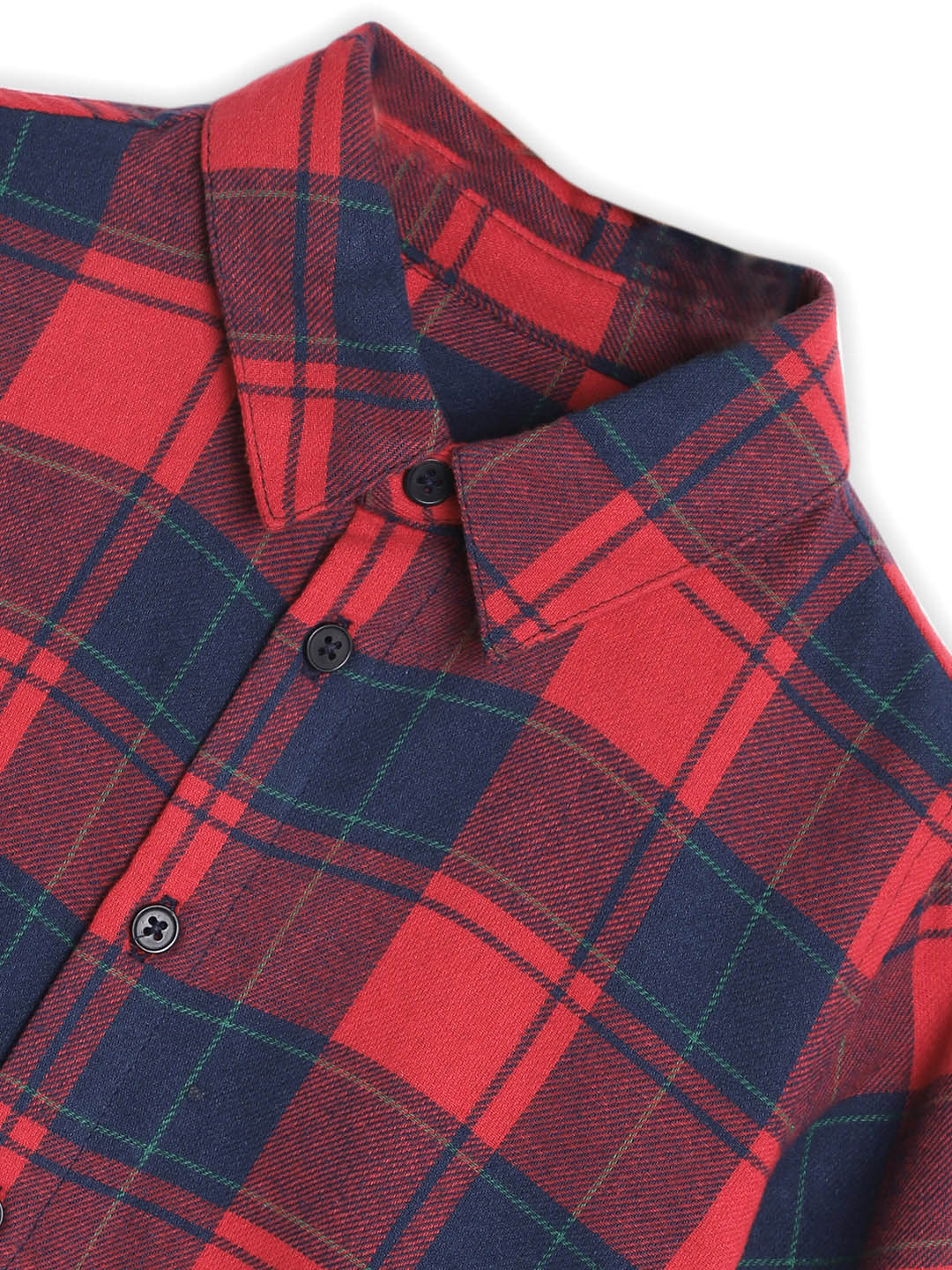 Red Checks Shirt and Pants Set