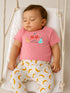 Happy Banana Cotton Tee & Pants Set