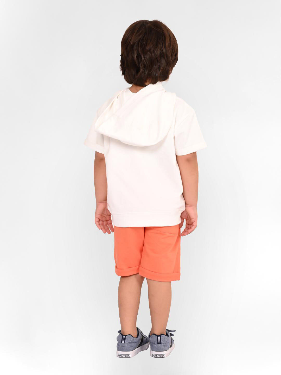 Hooded Cotton Tee & Shorts Set